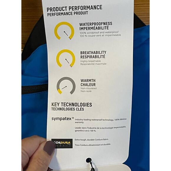 Ski-Doo Men's Size XL NWT BC Kona Highpants Snowmobile Winter Indigo Blue Black - Picture 9 of 11